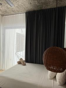 Hotel Zendero Tulum客房内的一张或多张床位