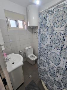 Koupelna v ubytování Villa Eran