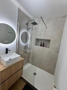 Et badeværelse på Le renouveau