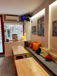 Posezení v ubytování Itaca Hostel