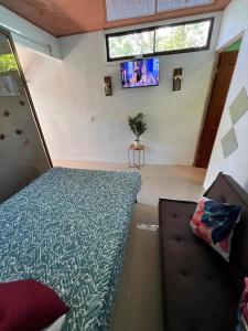 Μια τηλεόραση ή/και κέντρο ψυχαγωγίας στο Apartamento Kathe y Fabi