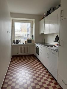 Kuchyň nebo kuchyňský kout v ubytování Apartment in Basel