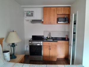 Sunset Motel tesisinde mutfak veya mini mutfak