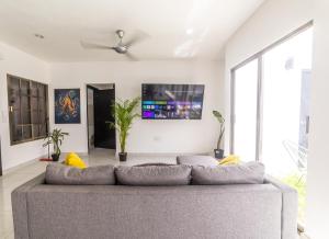 Posezení v ubytování Terra Cozumel