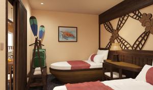 Кровать или кровати в номере Amiana Resort Cam Ranh