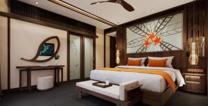 Кровать или кровати в номере Amiana Resort Cam Ranh