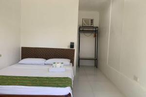 Green Dale's Travellers Inn Puerto Princesa客房内的一张或多张床位