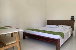 Green Dale's Travellers Inn Puerto Princesa客房内的一张或多张床位