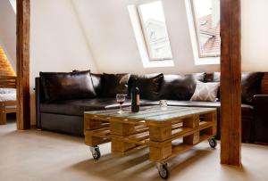 Posedenie v ubytovaní Apartamenty Młyńska 4