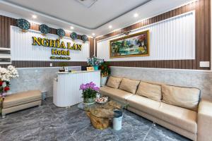 Posezení v ubytování Nghia Lan Hotel