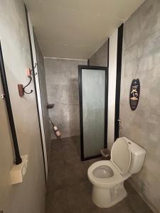 Koupelna v ubytování Tchin tchin Guesthouse