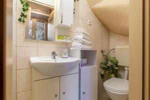 Kúpeľňa v ubytovaní Duplex Apartment Camelia in charming Old town + 37 fotografií