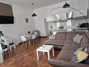 Kuchyň nebo kuchyňský kout v ubytování Rákóczi apartman