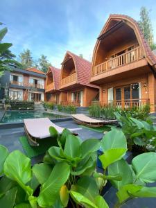 Zahrada ubytování Uma Nandhi Villa Ubud