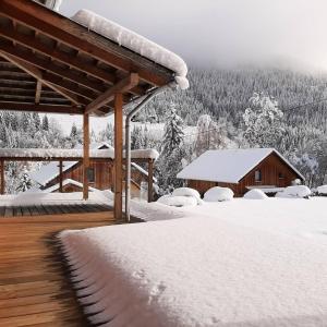 Panorama-Chalet Alpenglöckchen talvel