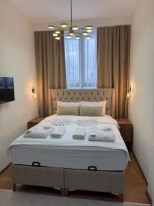Letto o letti in una camera di Apostolovic Plus