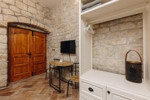 TV a/nebo společenská místnost v ubytování Luxury apartment Gabriela