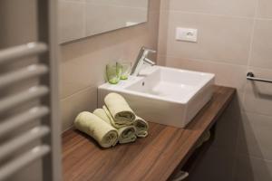 Koupelna v ubytování Apparthotel Zunneler