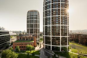 Γενική άποψη της πόλης Nivy ή θέα της πόλης από  αυτό το διαμέρισμα