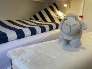 Postel nebo postele na pokoji v ubytování Butterhaus