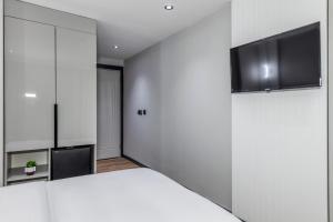 TV a/nebo společenská místnost v ubytování Dedem Hotel Premium - Çorlu