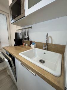 Kuchyň nebo kuchyňský kout v ubytování Palace apartment + 34 fotografií