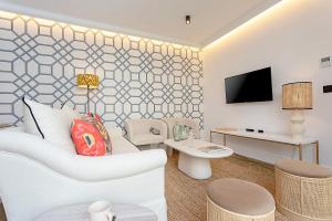 Telewizja i/lub zestaw kina domowego w obiekcie Genteel Home Casa Lagar III
