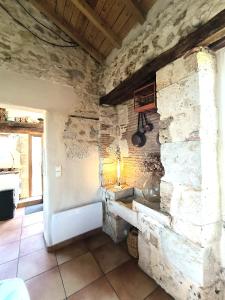 Postel nebo postele na pokoji v ubytování Gîte de Campagne