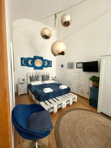 Istumisnurk majutusasutuses The Smallest Hostel of Florence