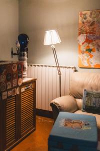 Istumisnurk majutusasutuses The Smallest Hostel of Florence