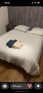 Postel nebo postele na pokoji v ubytování Maison 6 couchages