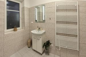 Koupelna v ubytování Apartmány Daros