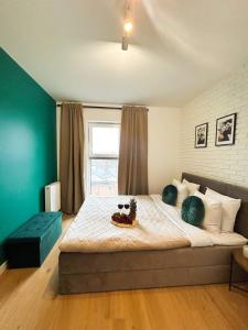Posteľ alebo postele v izbe v ubytovaní Lumina premium apartments for a family
