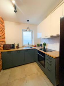 Kuchyňa alebo kuchynka v ubytovaní Lumina premium apartments for a family