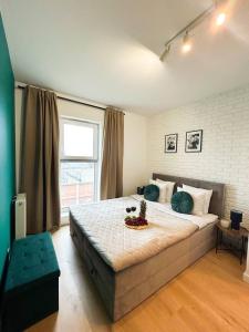 Posteľ alebo postele v izbe v ubytovaní Lumina premium apartments for a family