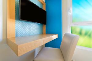 TV a/nebo společenská místnost v ubytování Salt Apartments Vistalmar