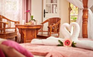 Posezení v ubytování Relais Des Gouverneurs