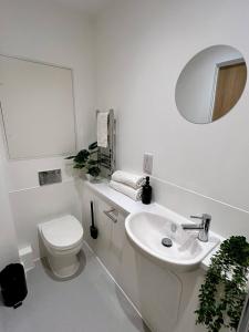 Koupelna v ubytování Redcross studio flat 118