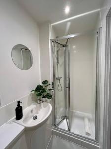 Koupelna v ubytování Redcross studio flat 118