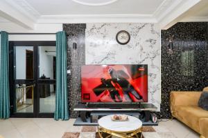 Istumisnurk majutusasutuses T-Square Residence Makepe