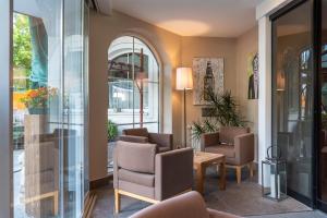 Istumisnurk majutusasutuses Hotel Rosskopf