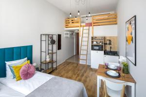 Kuchyňa alebo kuchynka v ubytovaní Horizon Park Aparthotel