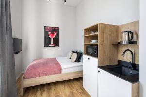 Kuchyňa alebo kuchynka v ubytovaní Horizon Park Aparthotel