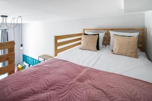 Posteľ alebo postele v izbe v ubytovaní Horizon Park Aparthotel