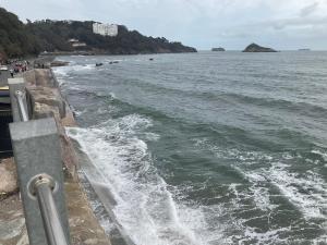 Blick auf einen Wellenkörper in der Unterkunft Sea-la-vie in Ahoghill