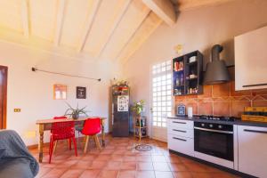 Η κουζίνα ή μικρή κουζίνα στο Casa la torre