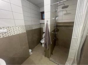 Uma casa de banho em TEPIĆ Garni Hotel