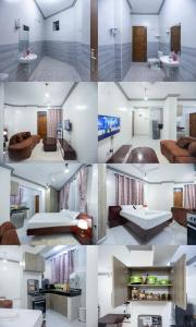 Postel nebo postele na pokoji v ubytování Upmax Cosy Home