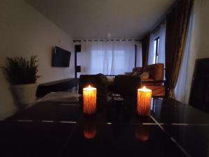 Telewizja i/lub zestaw kina domowego w obiekcie The Hills View