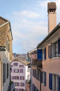 O edifício onde o hotel está situado